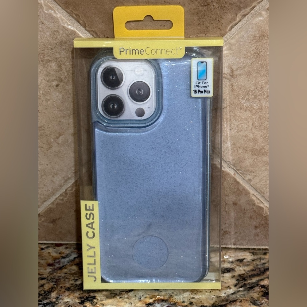 Needoh Inspired TikTok Viral iPhone 16 PRO MAX Jelly Phone Case Blue SQUISHY
